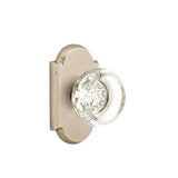 Emtek - Dummy, No.1 Rosette, Georgetown Knob, TWB - Tumbled White Bronze