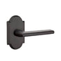 Emtek - Dummy, No.1 Rosette, Lariat Lever, FB - Flat Black Bronze Patina