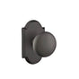 Emtek - Passage, No.1 Rosette, Winchester Knob, FB - Flat Black Bronze Patina