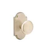 Emtek - Passage, No.1 Rosette, Winchester Knob, TWB - Tumbled White Bronze