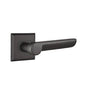 Emtek - Dummy, No.6 Rosette, Aurora Lever, FB - Flat Black Bronze Patina