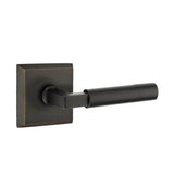 Emtek - Concealed, Passage, No.6 Rosette, Bryce Lever, MB - Medium Bronze Patina