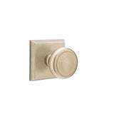 Emtek - Passage, No.6 Rosette, Butte Knob, TWB - Tumbled White Bronze
