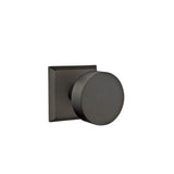 Emtek - Dummy, No.6 Rosette, Bronze Round Knob, FB - Flat Black Bronze Patina