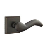 Emtek - Concealed, Privacy, No.6 Rosette, Cody Lever, MB - Medium Bronze Patina