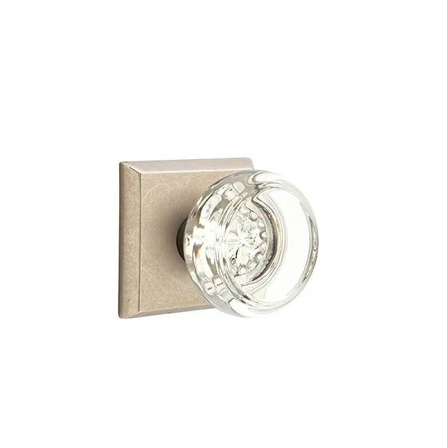 Emtek - Passage, No.6 Rosette, Georgetown Knob, TWB - Tumbled White Bronze