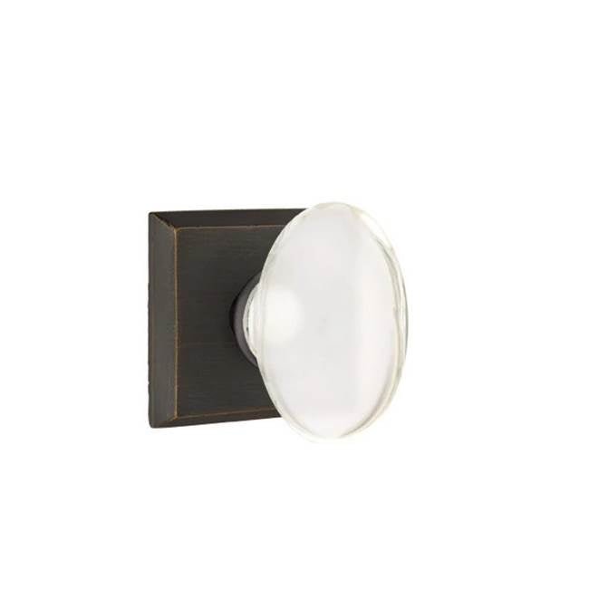 Emtek - Passage, No.6 Rosette, Hampton Knob, MB - Medium Bronze Patina