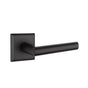 Emtek - Privacy, No.6 Rosette, Mariposa Lever, RH, FB - Flat Black Bronze Patina