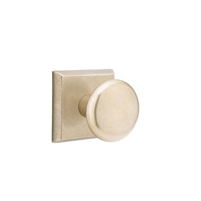 Emtek - Dummy, No.6 Rosette, Winchester Knob, TWB - Tumbled White Bronze