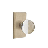 Emtek - Passage, No.3 Rosette, Bristol Knob, TWB - Tumbled White Bronze
