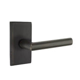 Emtek - Passage, No.3 Rosette, Mariposa Lever, LH, MB - Medium Bronze Patina