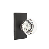 Emtek - Concealed, Passage, No.3 Rosette, Old Town Clear Knob, MB - Medium Bronze Patina