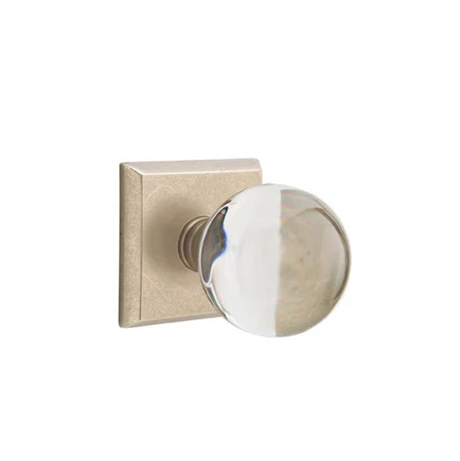 Emtek - Dummy, No.6 Rosette, Bristol Knob, TWB - Tumbled White Bronze