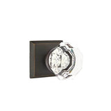 Emtek - Passage, No.6 Rosette, Old Town Clear Knob, MB - Medium Bronze Patina