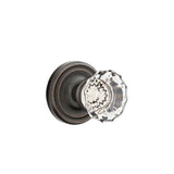 Emtek - Dummy, Regular Rosette, Astoria Crystal Knob, US10B - Oil Rubbed Bronze