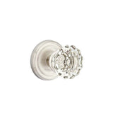 Emtek - Passage, Regular Rosette, Astoria Crystal Knob, US15 - Satin Nickel