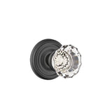 Emtek - Passage, Regular Rosette, Astoria Crystal Knob, US19 - Flat Black