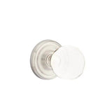 Emtek - Privacy, Regular Rosette, Bristol Crystal Knob, US15 - Satin Nickel