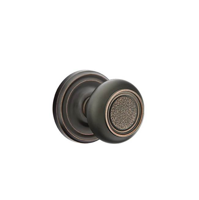 Emtek - Concealed, Passage, Regular Rosette, Belmont Knob, US10B - Oil Rubbed Bronze