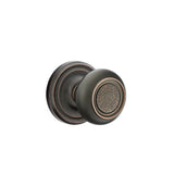 Emtek - Concealed, Passage, Regular Rosette, Belmont Knob, US10B - Oil Rubbed Bronze