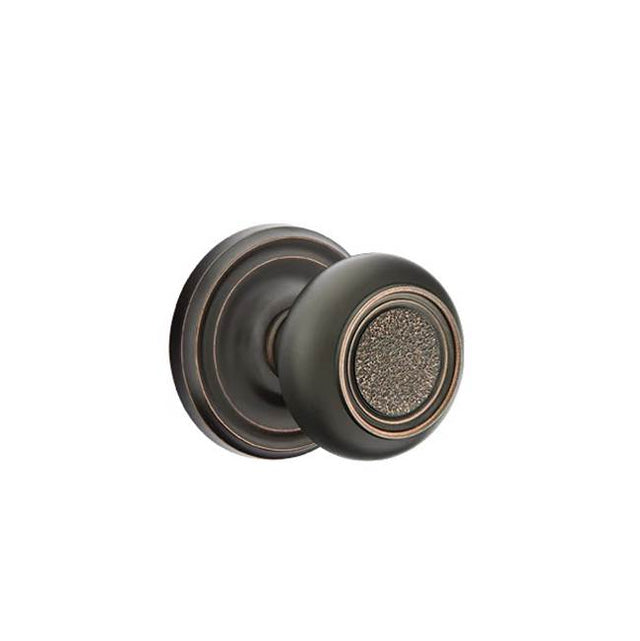 Emtek - Concealed, Passage, Regular Rosette, Belmont Knob, US10B - Oil Rubbed Bronze