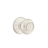 Emtek - Concealed, Passage, Regular Rosette, Belmont Knob, US15 - Satin Nickel