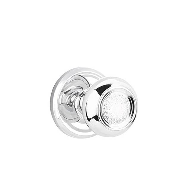 Emtek - Concealed, Passage, Regular Rosette, Belmont Knob, US26 - Polished Chrome
