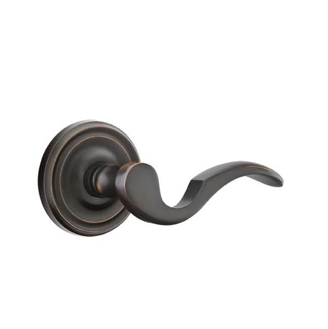 Emtek - Passage, Regular Rosette, Cortina Lever, RH, US10B - Oil Rubbed Bronze