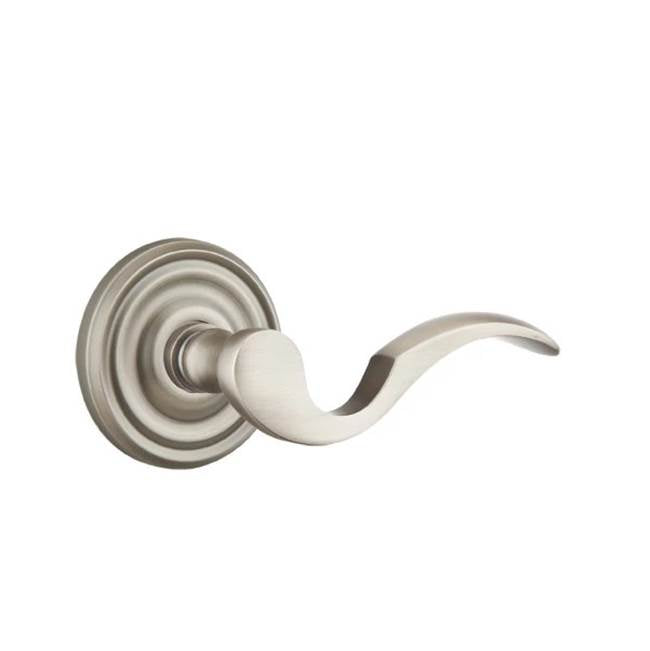 Emtek - Privacy, Regular Rosette, Cortina Lever, LH, US15A - Pewter