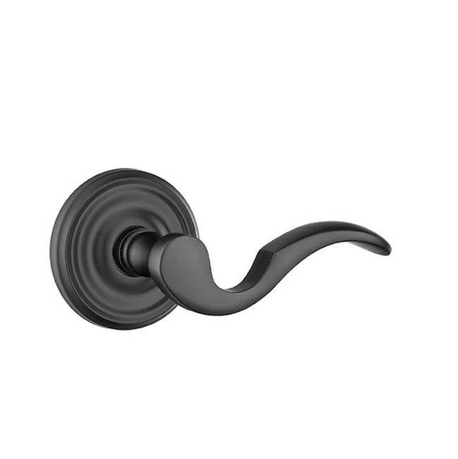 Emtek - Privacy, Regular Rosette, Cortina Lever, RH, US19 - Flat Black