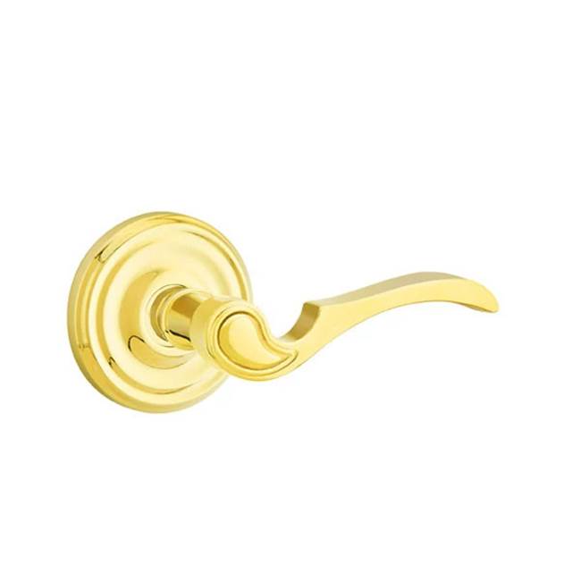 Emtek - Dummy, Regular Rosette, Coventry Lever, US3NL - Unlacquered Brass