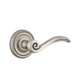 Emtek - Privacy, Regular Rosette, Elan Lever, LH, US15A - Pewter