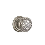Emtek - Concealed, Passage, Regular Rosette, Lancaster Knob, US15A - Pewter