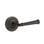 Emtek - Privacy, Regular Rosette, Merrimack Lever, LH, US10B - Oil Rubbed Bronze