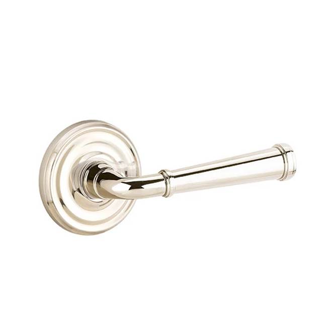 Emtek - Passage, Regular Rosette, Merrimack Lever, RH, US14 - Polished Nickel
