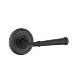 Emtek - Concealed, Privacy, Regular Rosette, Merrimack Lever, US19 - Flat Black