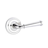 Emtek - Passage, Regular Rosette, Merrimack Lever, RH, US26 - Polished Chrome