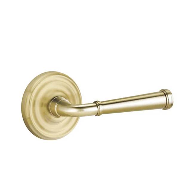 Emtek - Passage, Regular Rosette, Merrimack Lever, LH, US4 - Satin Brass