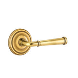 Emtek - Passage, Regular Rosette, Merrimack Lever, RH, US7 - French Antique