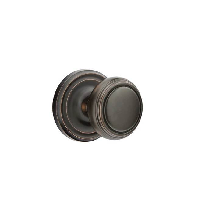 Emtek - Concealed, Passage, Regular Rosette, Norwich Knob, US10B - Oil Rubbed Bronze