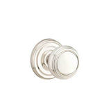 Emtek - Dummy, Regular Rosette, Norwich Knob, US14 - Polished Nickel