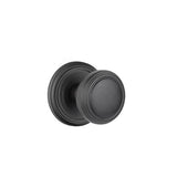 Emtek - Concealed, Passage, Regular Rosette, Norwich Knob, US19 - Flat Black