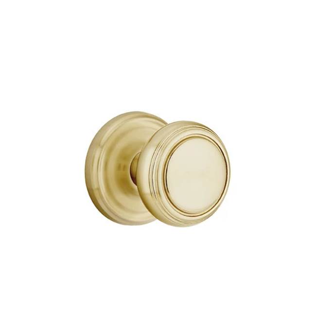 Emtek - Concealed, Passage, Regular Rosette, Norwich Knob, US4 - Satin Brass