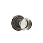Emtek - Concealed, Privacy, Regular Rosette, Providence Crystal Knob, US10B - Oil Rubbed Bronze