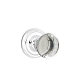 Emtek - Dummy, Regular Rosette, Providence Crystal Knob, US26 - Polished Chrome