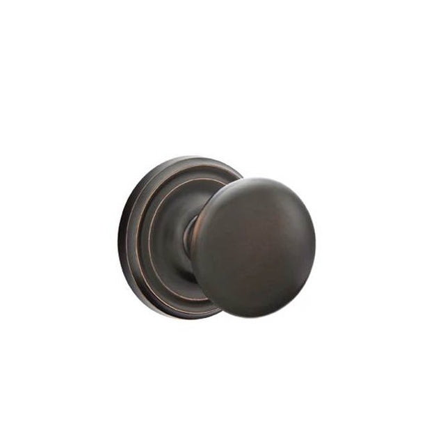 Emtek - Concealed, Privacy, Regular Rosette, Providence Knob, US10B - Oil Rubbed Bronze