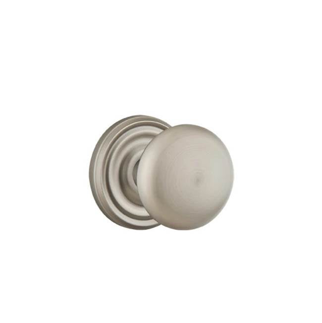 Emtek - Concealed, Passage, Regular Rosette, Providence Knob, US15A - Pewter