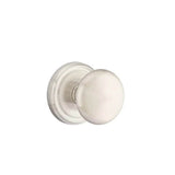 Emtek - Concealed, Privacy, Regular Rosette, Providence Knob, US15 - Satin Nickel