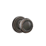 Emtek - Concealed, Privacy, Regular Rosette, Ribbon and Reed Knob, US10B - Oil Rubbed Bronze