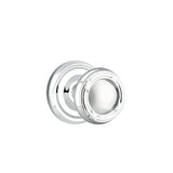 Emtek - Concealed, Privacy, Regular Rosette, Ribbon and Reed Knob, US26 - Polished Chrome